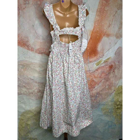 Free People For Love & Lemons Amalfi Midi Dress $288 - Picture 8 of 9